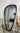 Mid-century pebble shaped wood mirror