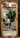Antique carved wooden mirror frame detail