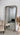 Rounded Louis Philippe mirror in a champagne finish