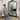 Black Primrose vintage rounded rectangle mirror