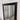 Natural wooden black mirror in a bedroom