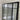 Close-up of the metal panel frame on the Grid Panel Mirror