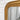 Louis Philippe rounded corner wooden mirror