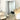 Shifted Levels bevelled glass panel mirror, 200 x 100cm