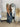 Standing arch mirror showing the built-in stand