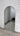 Slimline Frameless Arch Mirror 175x80cm - front view, borderless arch design