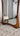Ripple Asymmetrical Walnut Mirror - side profile showing frame depth
