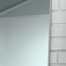 Brass thin frame contemporary full length mirror detail