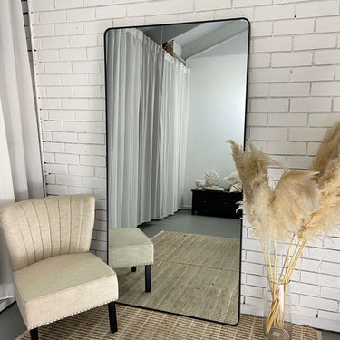 Royal Curved Mirror Black