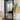 Natural wooden mirror black 180x80cm real wood frame