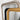 Rounded Louis Philippe mirror in a gold finish