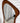Solace Walnut Floor Mirror - close-up of organic frame shape and walnut grain