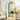 Mediterranean Luxe concrete-look wood frame mirror, 200 x 100cm