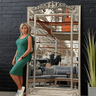 Rose Hamptons XXL mirror in a black finish