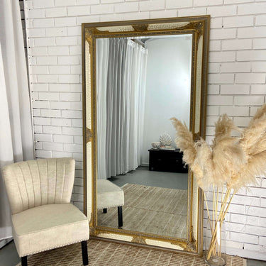 Vintage Crackle Mirror