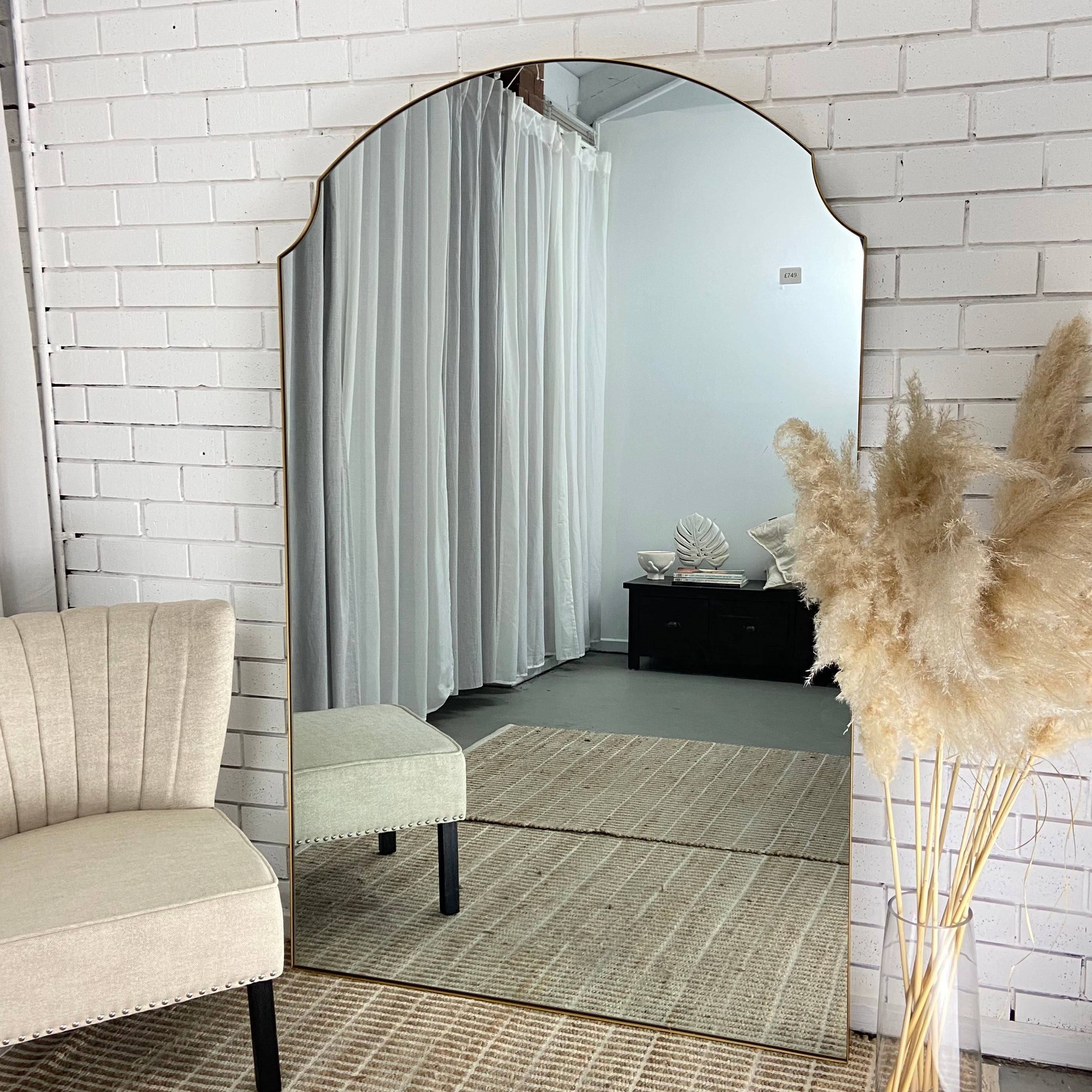 Oversize Arch Contemporary Thin Mirror – Bargain For You Shop in Australia
