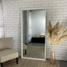 Box mirror in a black finish