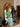 XL Studio extra large arch mirror in black leaning against a wall