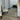 Thin metal frame full length mirror in a contemporary Australian home