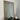 Beaded wall mirror in a gold finish